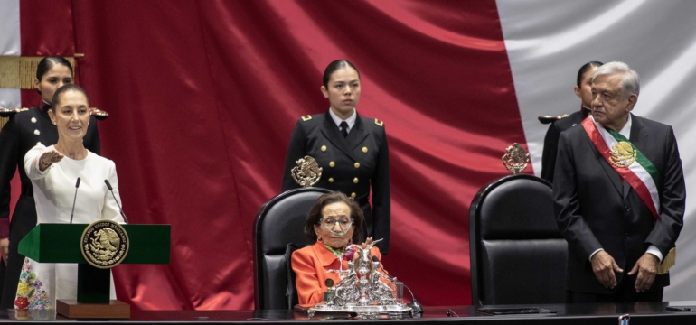 Toma protesta claudia presidenta web