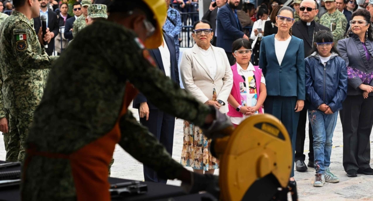 destruccion de armas