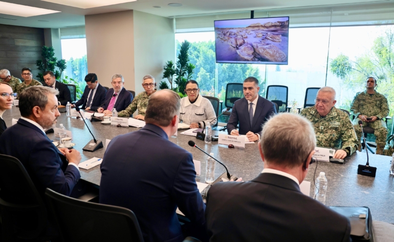 Rosa Icela Rodríguez encabeza reunión de Seguridad- fifa3