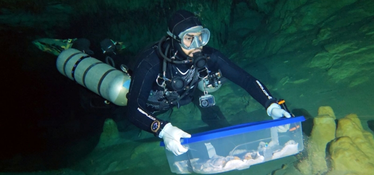 La pieza llegó embalada en cajas herméticas para proteger su conservación y prevenir cualquier contaminación. Foto cortesía Octavio del Río