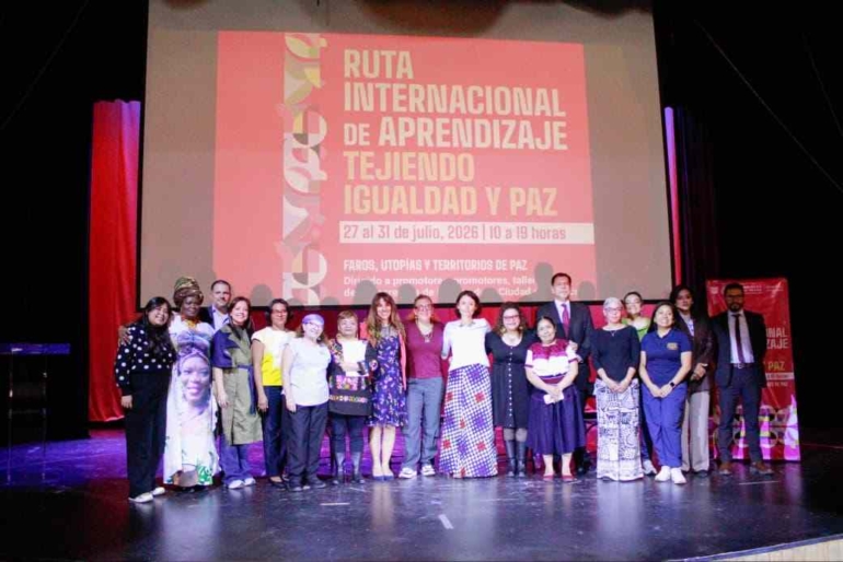 Inicia la Ruta Internacional Tejiendo Igualdad y Paz.-Eikon1