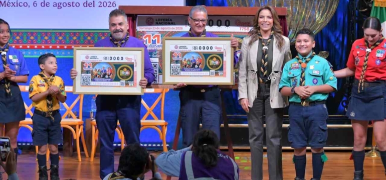 Lotería Nacional celebra el centenario de los Scouts de México.- Eikon3