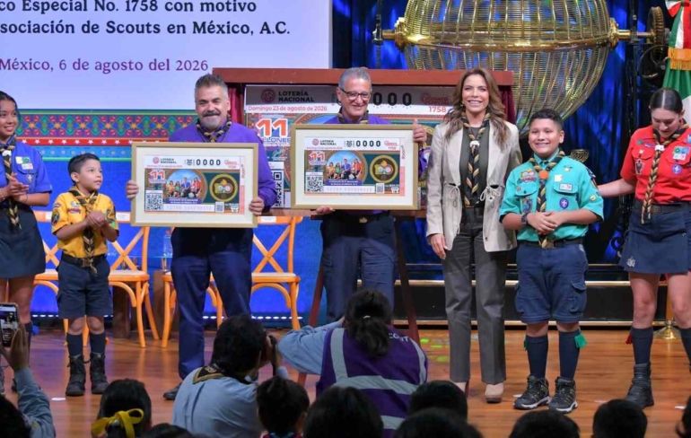Lotería Nacional celebra el centenario de los Scouts de México.- Eikon3